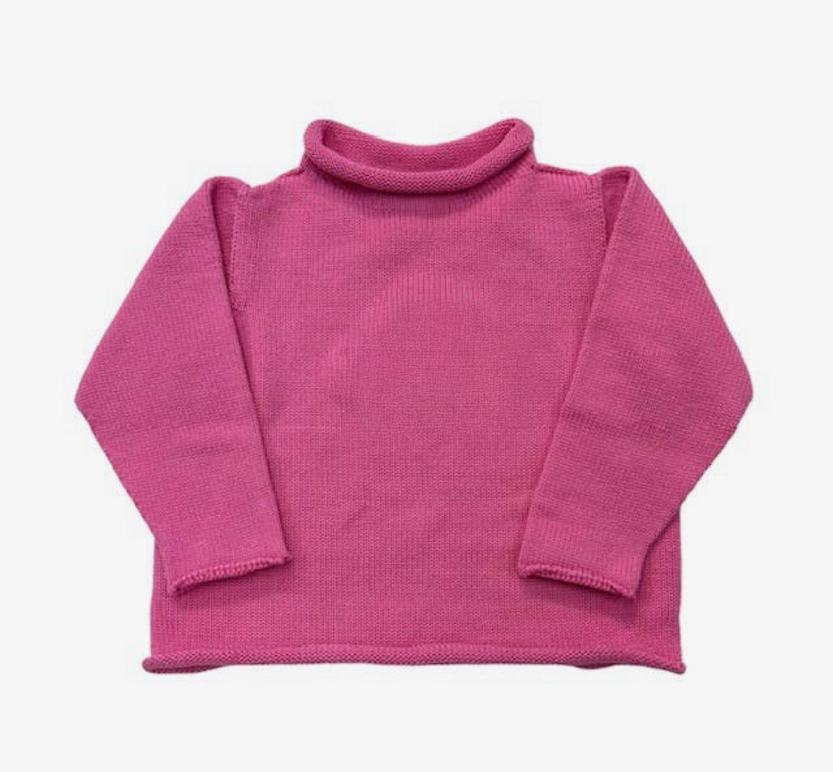 Roll Neck Sweater Fushia