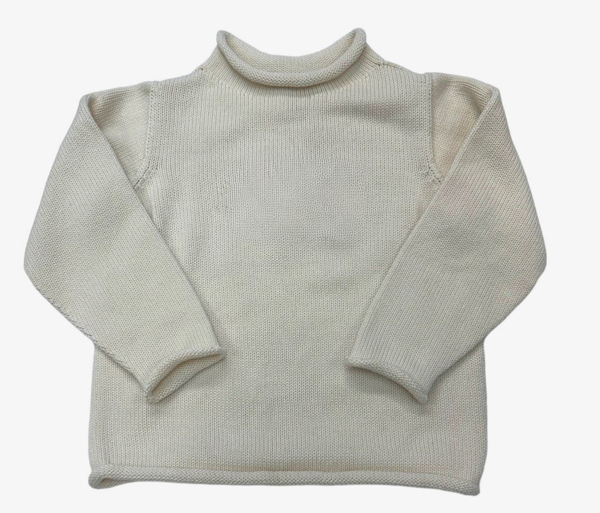 Roll Neck Sweater Natural