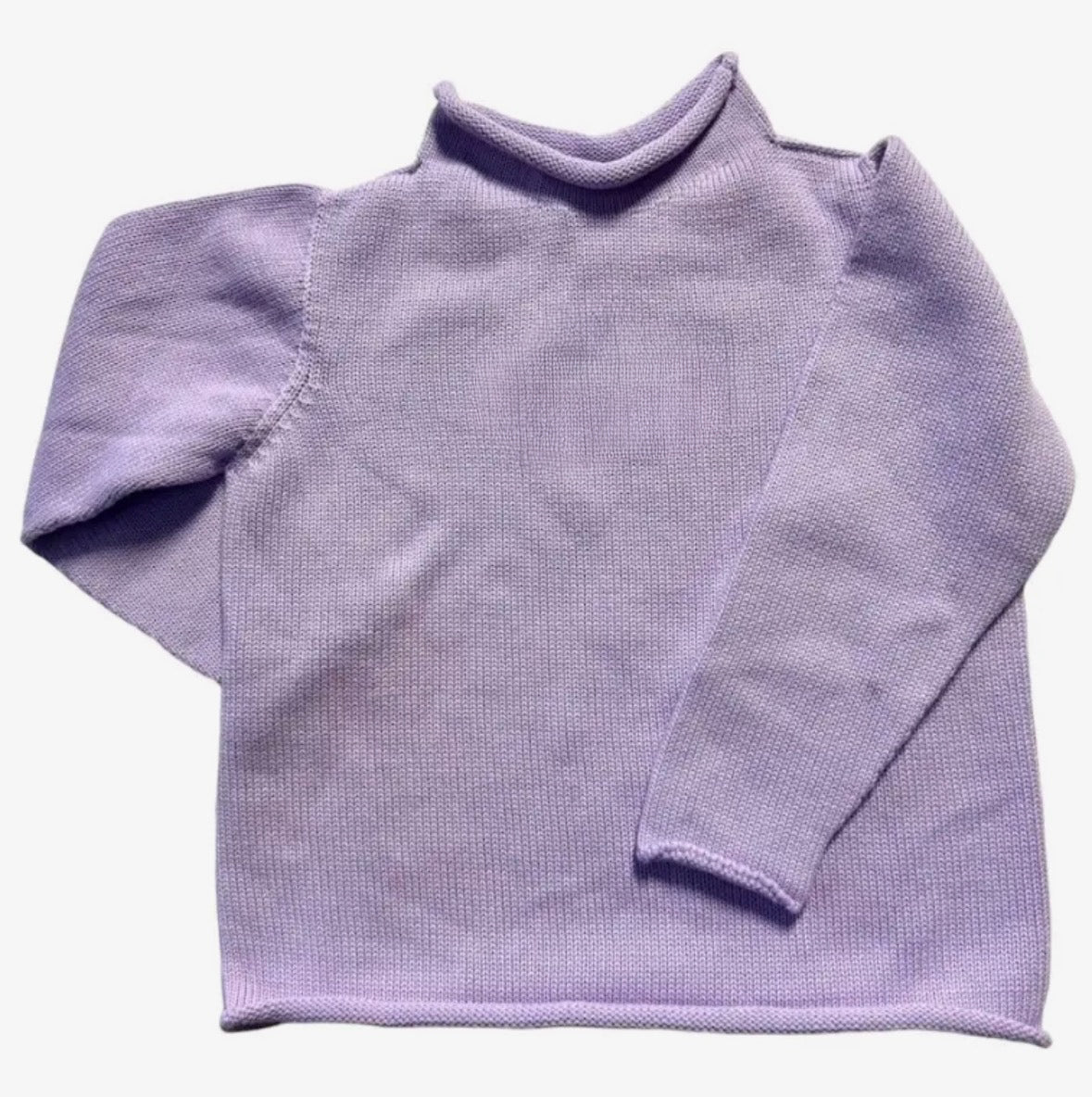 Roll Neck Sweater Lavender