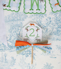 Zoo Birthday Cake Topper Crest