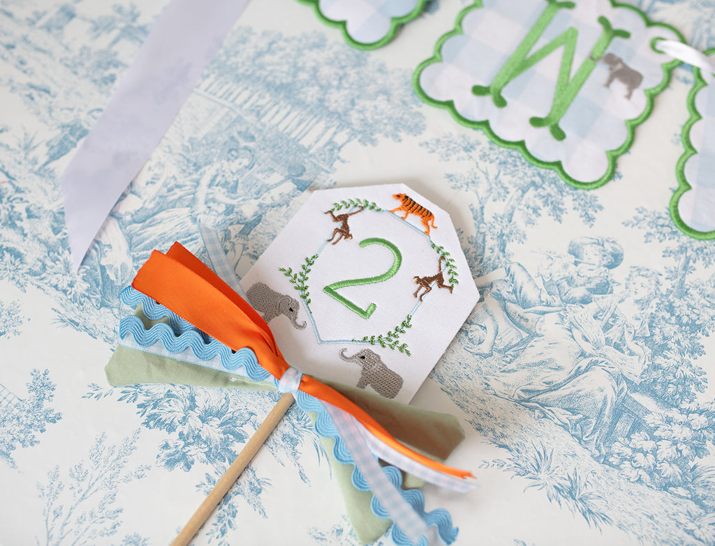 Zoo Birthday Banner