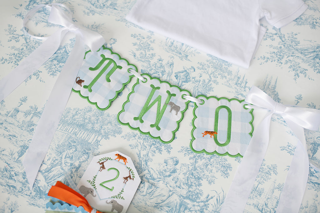 Zoo Birthday Banner