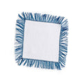Ginger Jar Blue Fringe Linen Cocktail Napkin