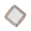 Fog Fringe Linen Cocktail Napkin