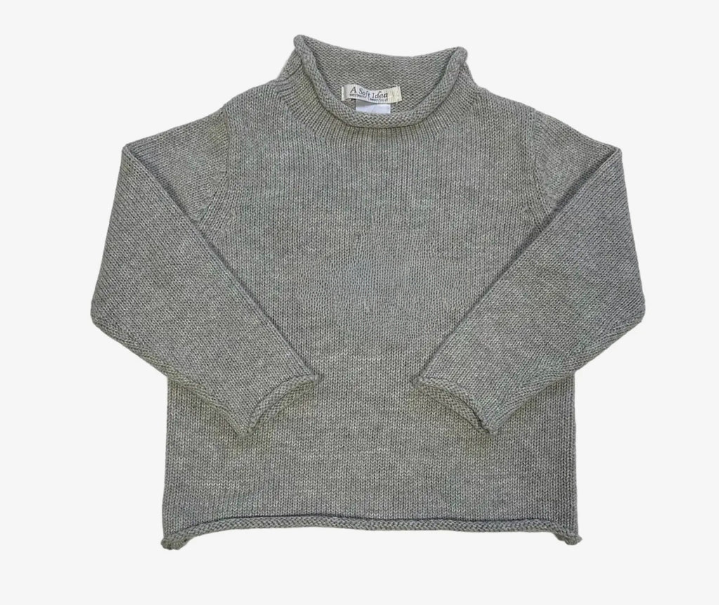 Roll Neck Sweater Grey