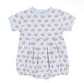 Tiny Tailgater Print Bubble - Light Blue