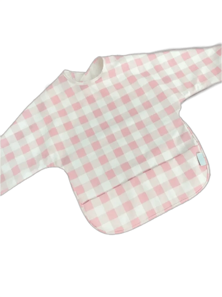 Catch All Bib Pink Gingham