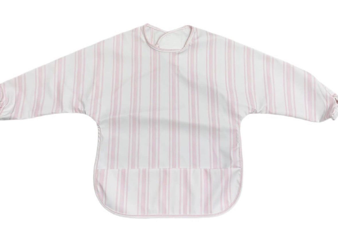 Catch All Bib Pink Stripe