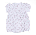 Baby’s Teddy Shirt Sleeve Bubble - Pink
