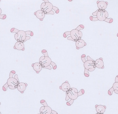 Baby’s Teddy Shirt Sleeve Bubble - Pink